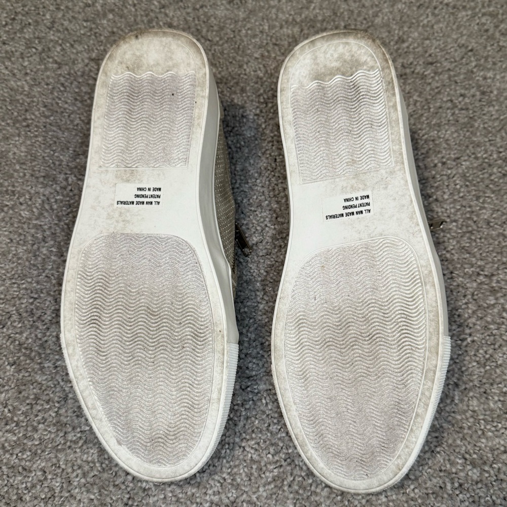 Report Slip-On Sneakers Gold Metallic Size 9.5 - Picture 4 of 7